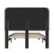 Merrick Lane Remi Platform Bed with Headboard - Upholstered Frame - 14 Wooden Slats - No Box Spring Required